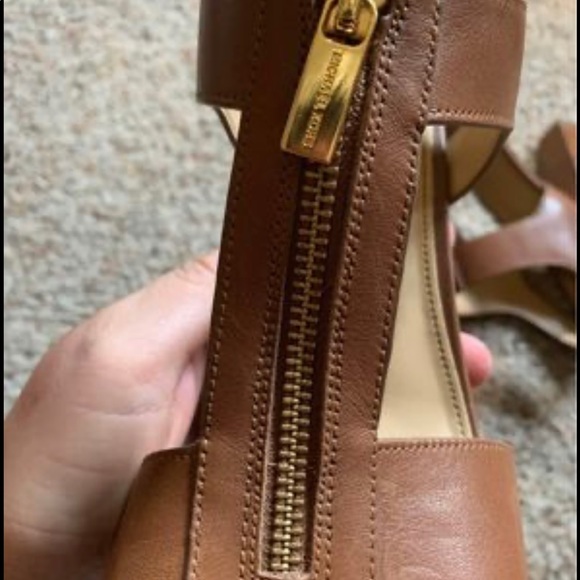 Michael Kors brown zip front heel - Picture 4 of 5